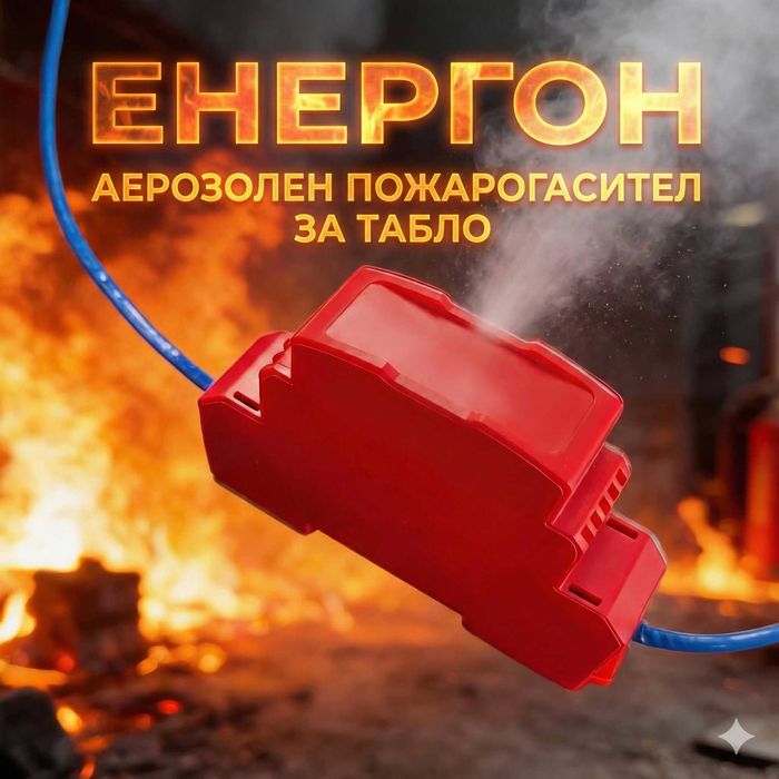 Автоматичен Пожарогасител за табло Аерозолен Din стандарт Солар кола