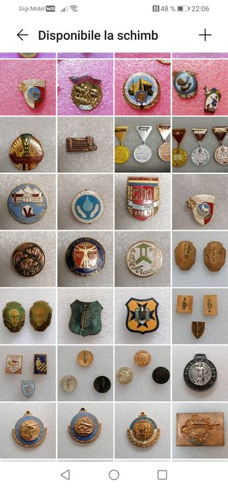 Insigna, insigne, breloc, brelocuri disponibile la schimb