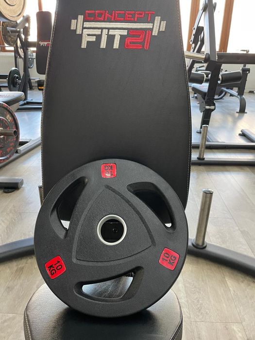 Disc Olimpic 5kg cauciucat cu inel fixare