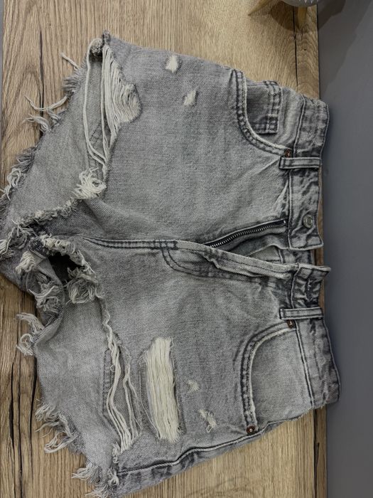 Сиви дънкови панталони ZARA