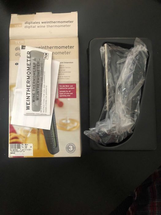 Продавам чисто нов дигитален термометър за вино TCM