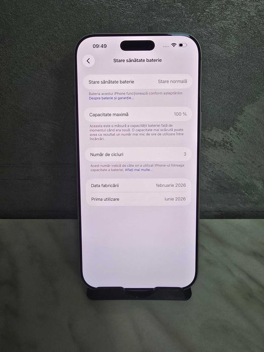 iPhone 17 Pro Max 256GB 100% Silver Bmg Amanet 105144