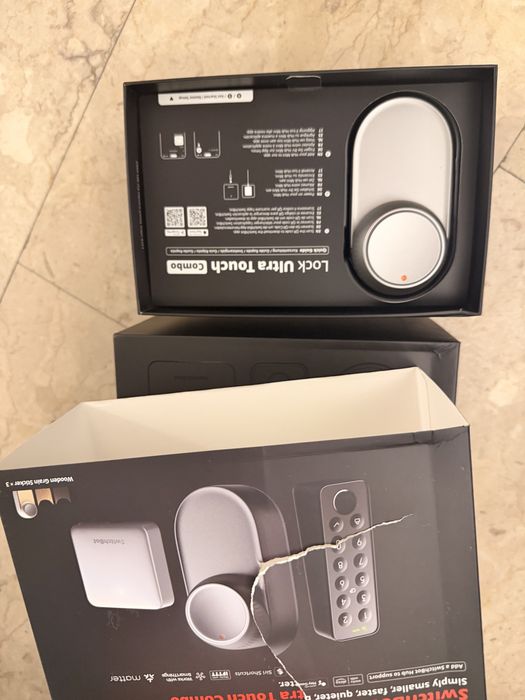 Incuietoare inteligenta switchbot smartlock ultra touch combo noua sigilata