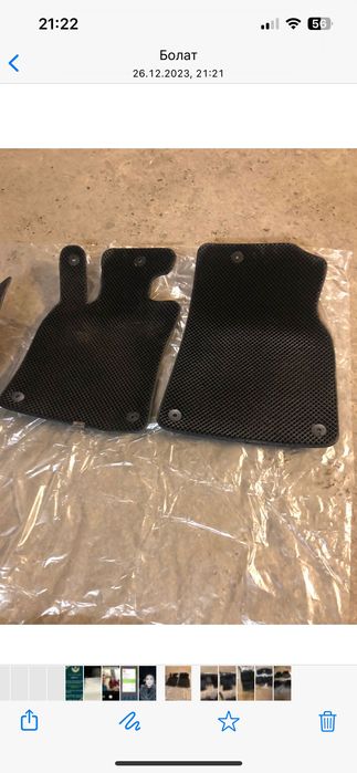 Продам 3d коврики Toyota camry 70