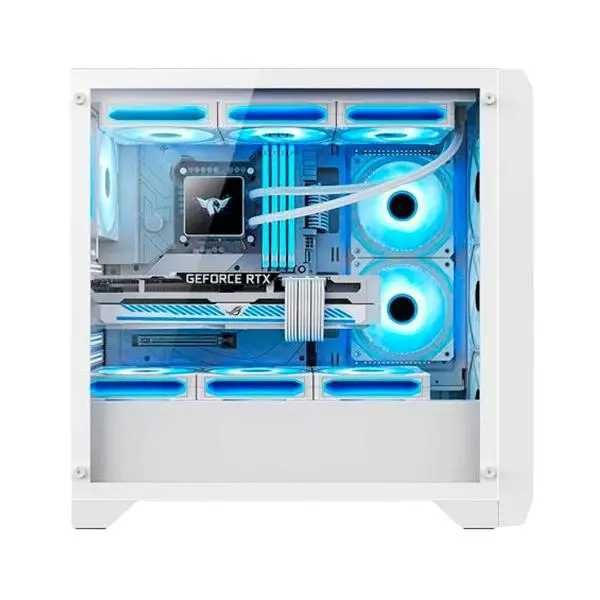 Huntkey CASE  GX750A black/white кейс компьютерный 1.4