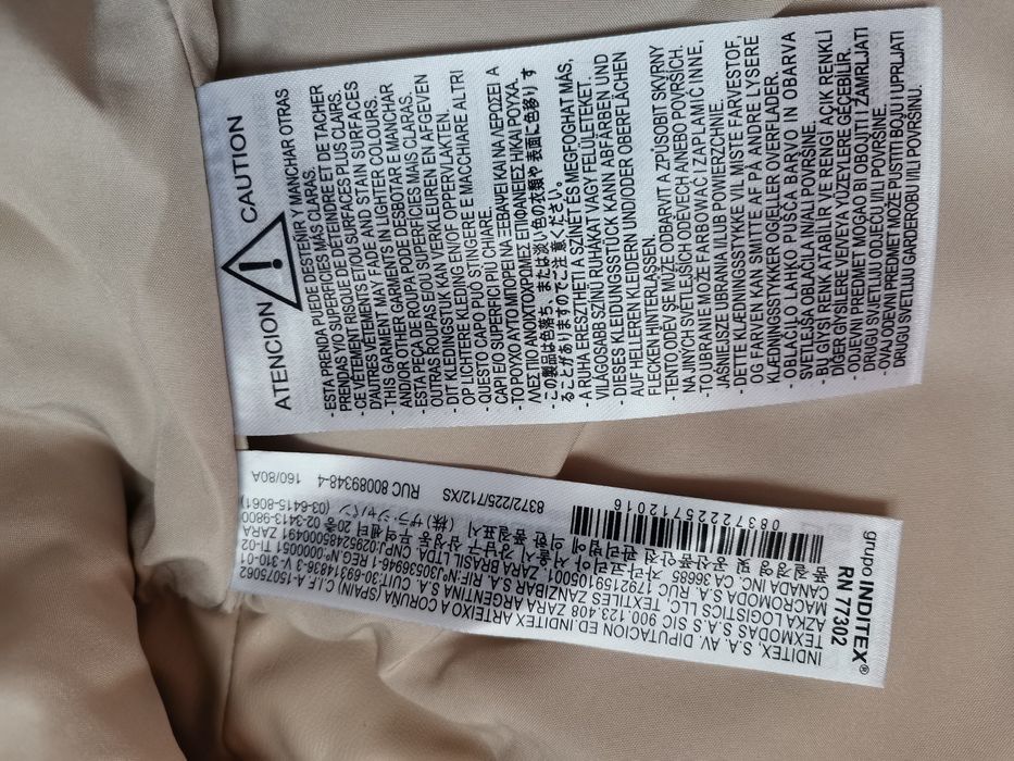 Vesta Zara - produs NOU