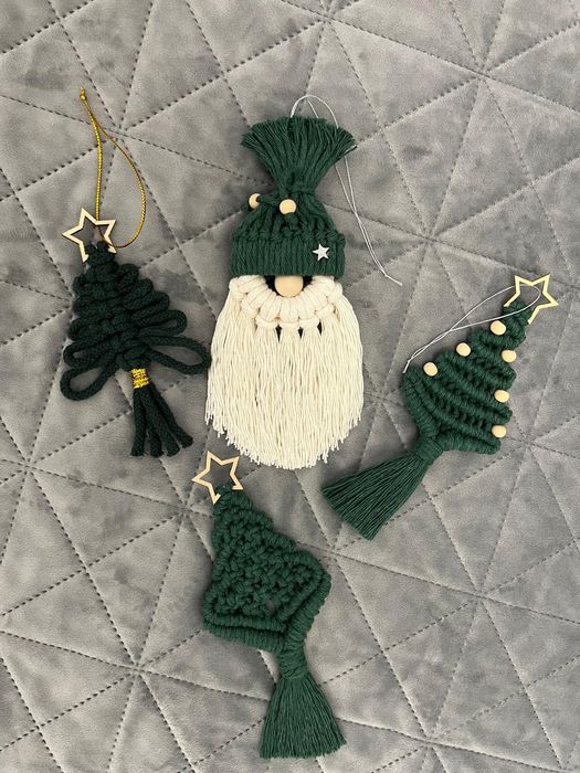 Decorațiuni handmade macrame