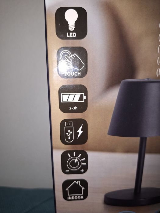 Lampă-cu 3 trepte- încărcare USB