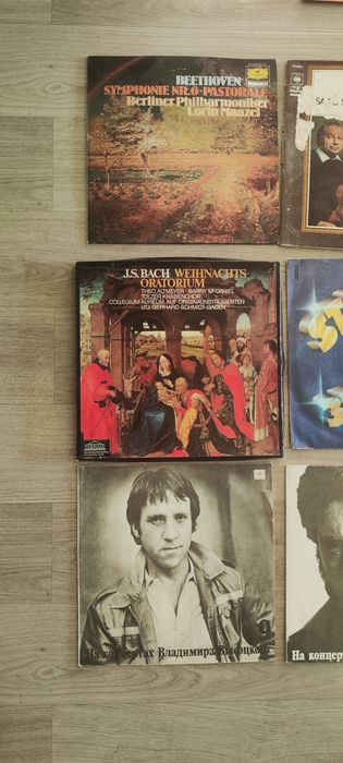 Винил Пластинки Битховен Бах Высоцкий