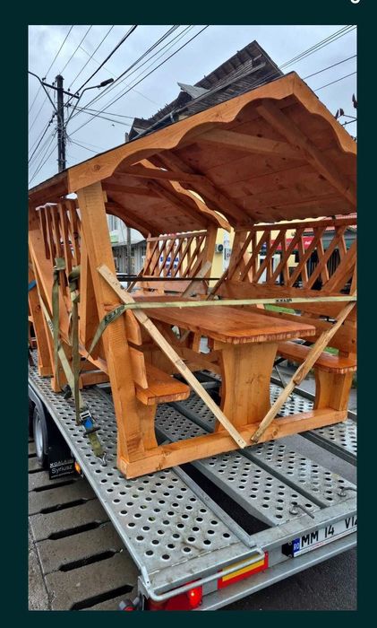 Filigorie lemn masiv rustic