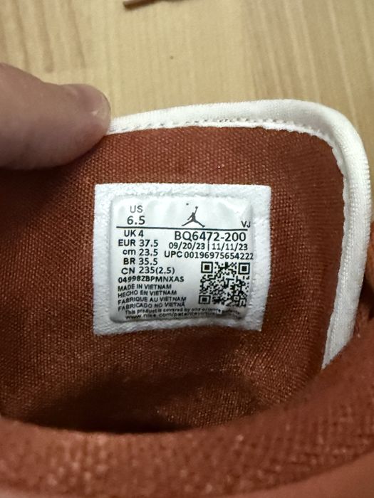 vand jordan 1 dusty peach