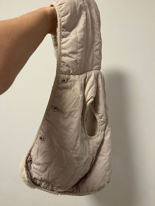 Топло двулицево елече Zara ново