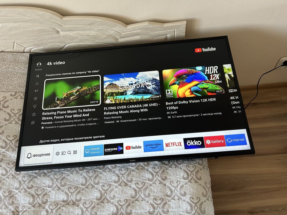 Телевизор Samsung smartTv 4K (110cm) wifi