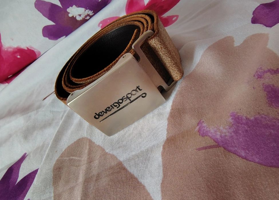 Curea de piele naturală Devergosport , 105 cm lungime