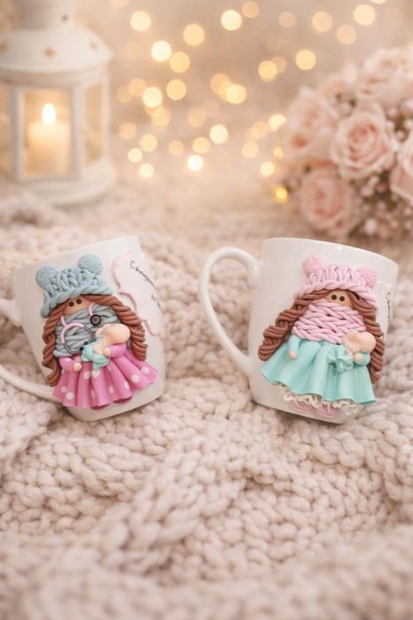 Луксозна чаша с ръчно моделирана фигурка