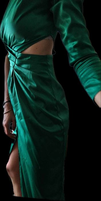 Rochie nunta verde
