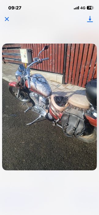 Honda.   Vt 600 rosu multicolor