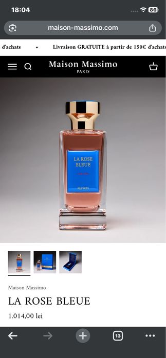 Parfum de nişă La Rose Bleu 100ml - Masion Massimo Paris