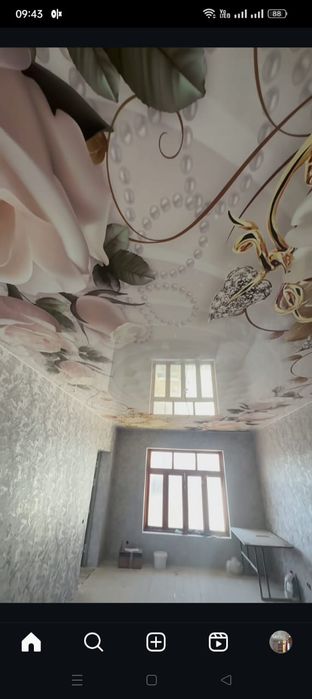 Натяжные потолки.