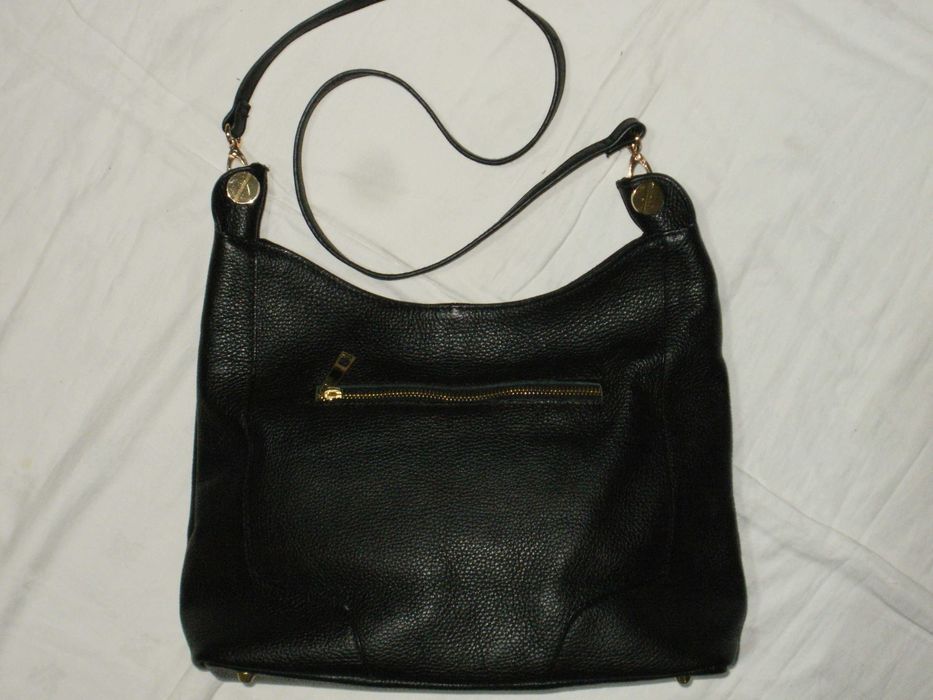 нова черна дамска естествена кожа