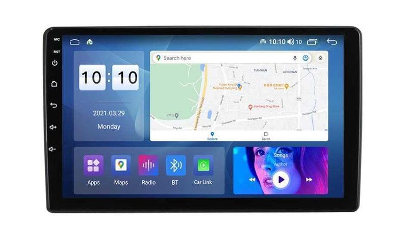 FIAT 500, 2015-2022 - 9'' Андроид Навигация,  9341