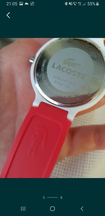 Ceas Lacoste Original silicon