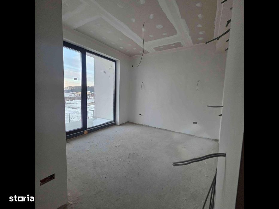 Duplex premium 240 mp -Ghermanesti, pereti indivuduali La alb