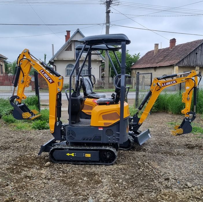 Miniexcavator Lubeck Ex102 NOU ~ Factura externa fara TVA~ Garantie