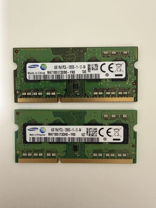 ОЗУ Samsung 4GB DDR3L SO-DIMM 1600MHz | Оперативная память на ноутбук