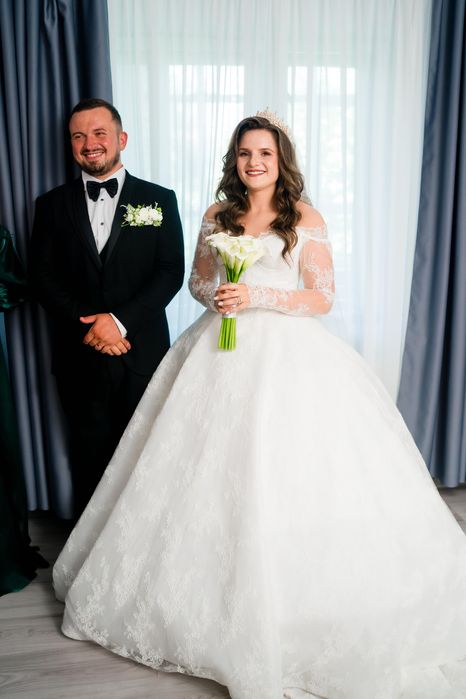 Rochie mireasa tip Bridgerton