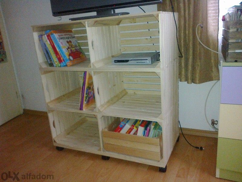 Тв шкаф тип "мебел от щайги"