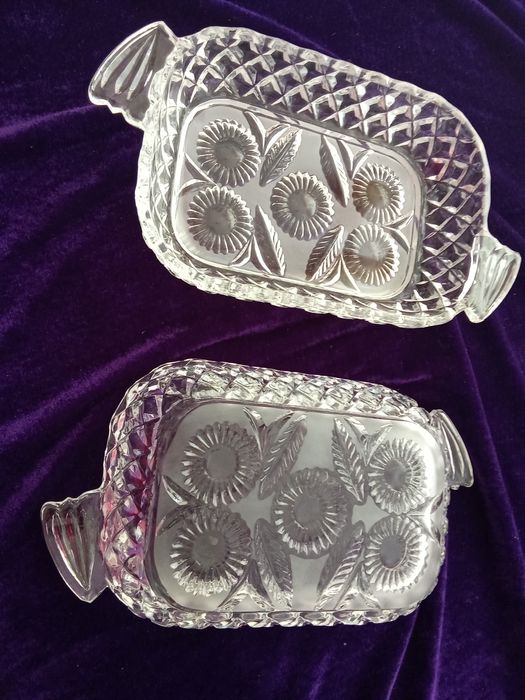 Салатница Хрусталь в отличном состоянии