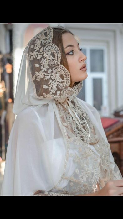 Венчальный капюшон накидка в храм