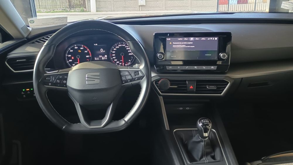 Vând SeatLeon Sport Tourer  2021, 1.5 b 150 CP, 70.000km reali, stare impecabilă