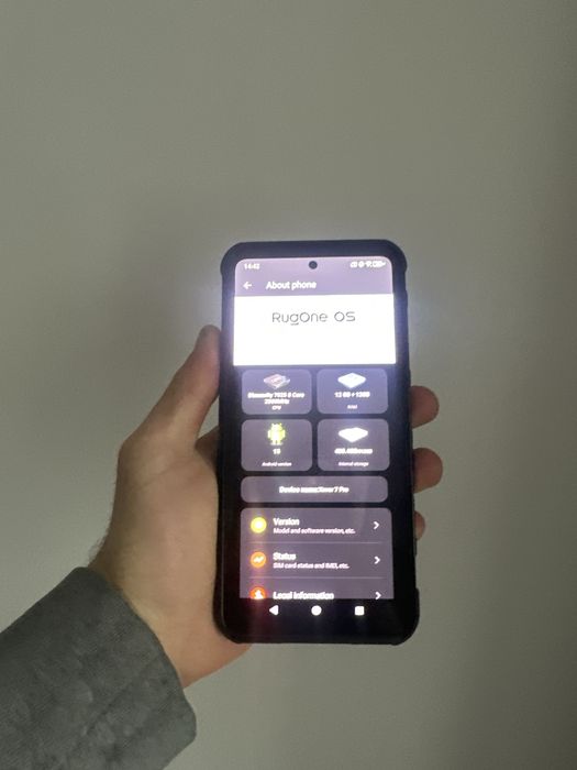 Telefon RugOne Xever 7 pro 512GB negru
