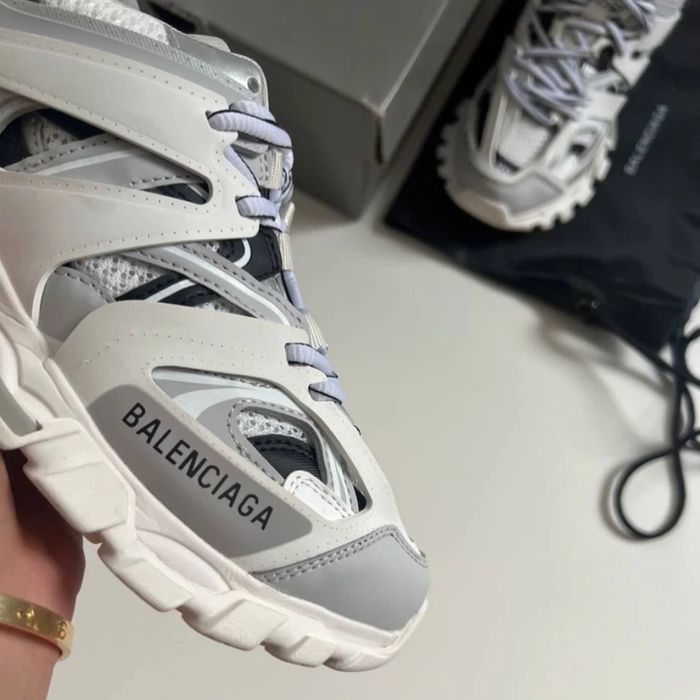 Balenciaga Track Sneaker "White/Grey/Silver"