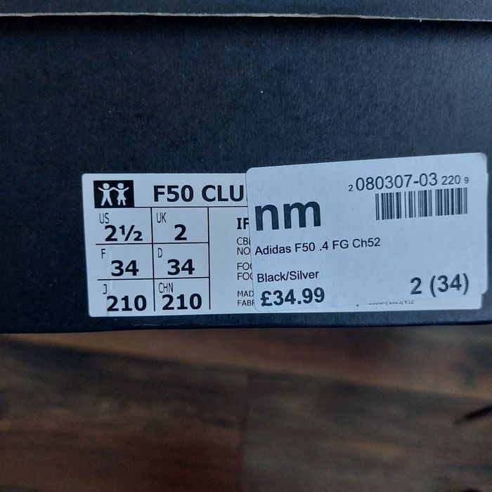 Adidas F50 бутонки