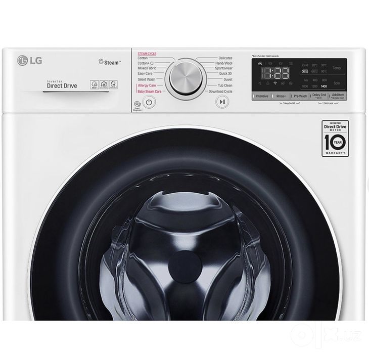 Стиральная машина LG F2V5PS0W с загрузкой до 8 кг