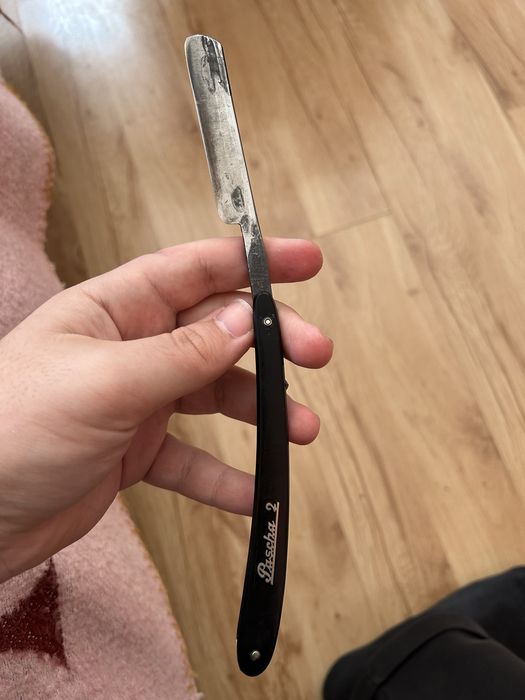 Античен немски прав бръснач Paul Springer PASCHA (около 1900-1930)