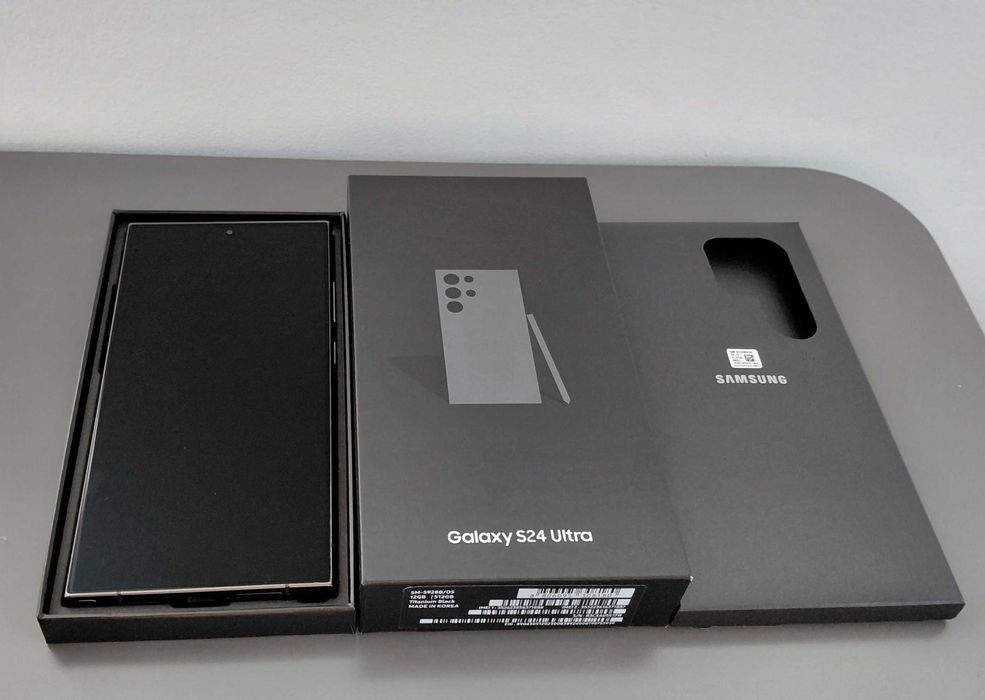 Samsung S24 Ultra, 512GB, 12GB RAM, garantie, impecabil, Titanium Black