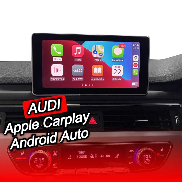 Activare Apple CarPlay Android Auto pentru Audi A6 A7 Q5 Q7 A4 A5