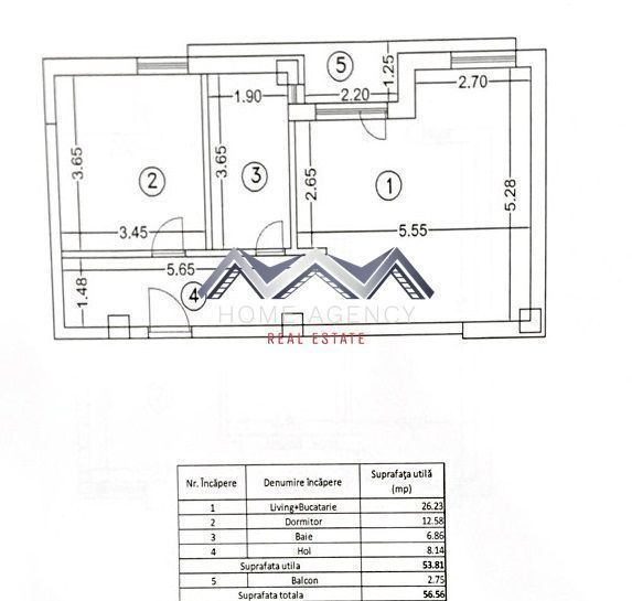 Apartament 2 camere – ultracentral Otopeni, direct de la dezvoltator