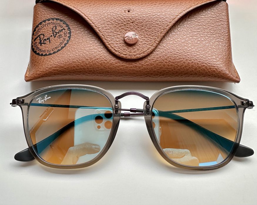 Ray Ban RB2448-N 6255/4О Огледални хамелеон лещи Отлично състояние