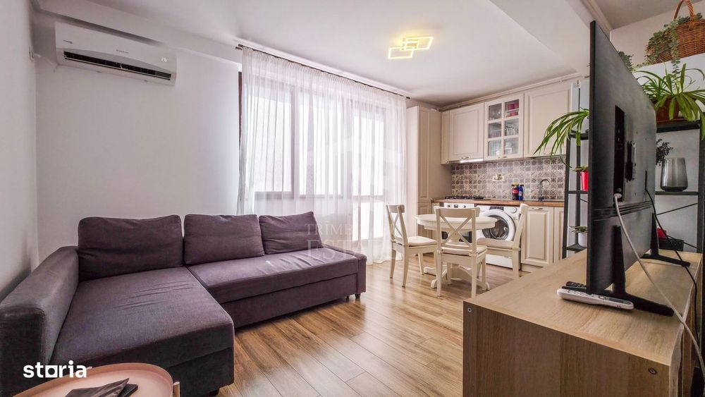 Apartament 2 camere Bragadiru Alunului, mobilat, balcon 15mp, parcare