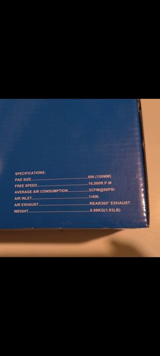 Ексцентършлайф пневматичен 150mm