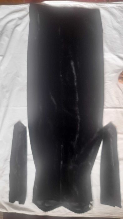 Официална черна рокля дълга и дамско сако, S номер.