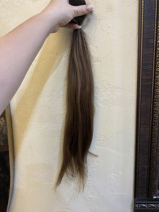 Продам волосы премиум качества ,плотные концы ,длина 55 см,вес 76 грам