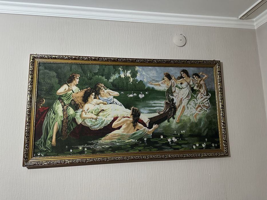 Gobelen, klassik yunon-rim uslubidagi sahna, Rasm, kartina,