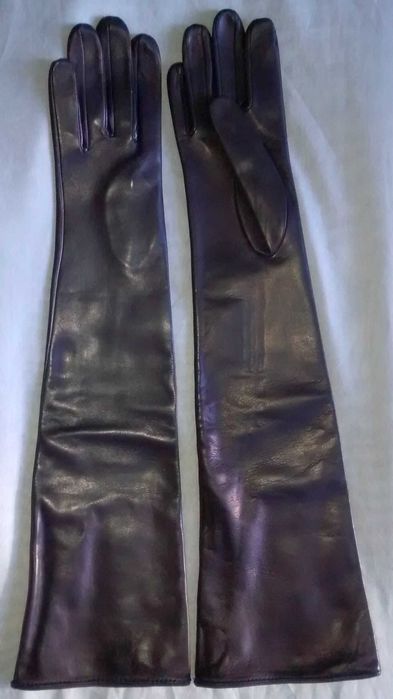 Manusi lungi piele 48-49 cm, piele nappa, marimea 6.5, 7