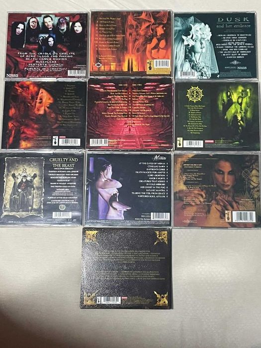 Colectie 10 cd-uri CRADLE OF FILTH